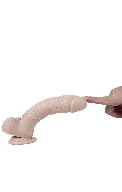 Фаллоимитатор - Beast Sexy silicone dildo цвет светлая кожа Sex Aura Киев - изображение 5
