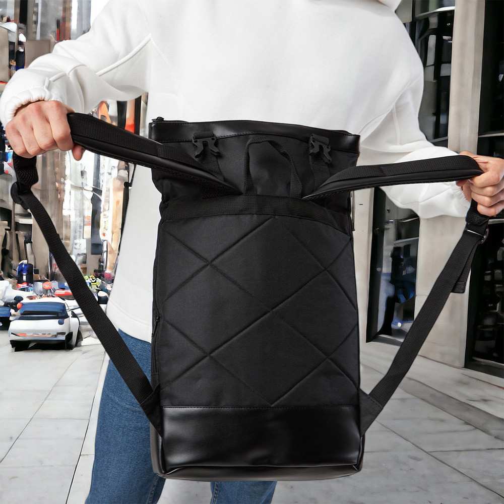 Вместительный повседневный городской прогулочный рюкзак, Стеганный городской рюкзак XD-94 Львов - изображение 10