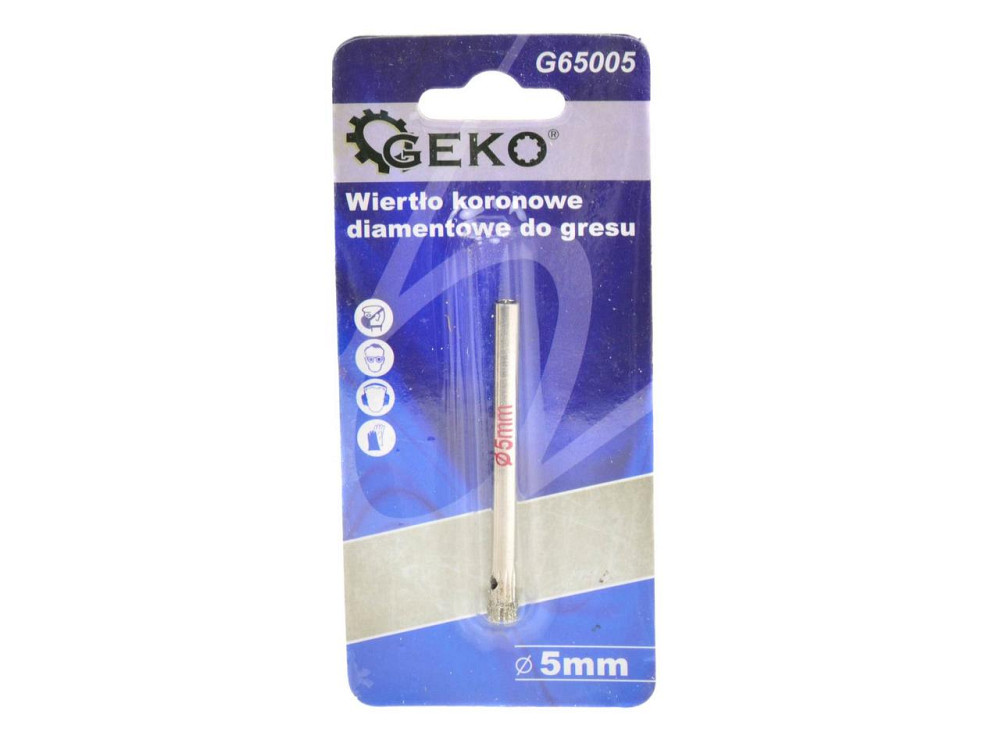 Коронка алмазна скла/кераміки "GEKO"  5мм Киев - изображение 2