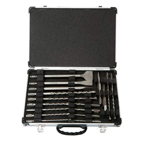 Набір свердл і зубил 17шт для перфоратора відбійного молотка SDS-Plus, кейс Вінниця - фото 1