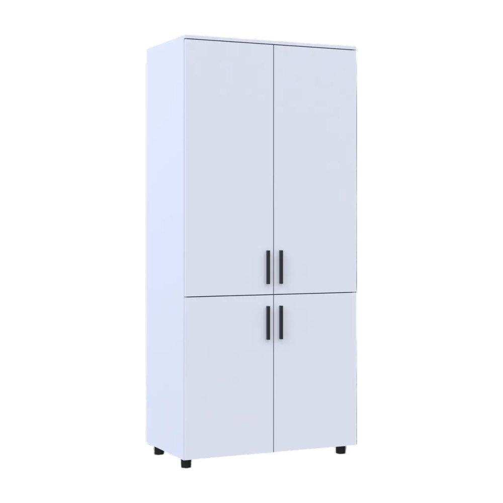 Шафа для одягу Doros Торн Білий 2 ДСП (полиці) 90х51.6х200 (DRS-012018) Дніпро - фото 2