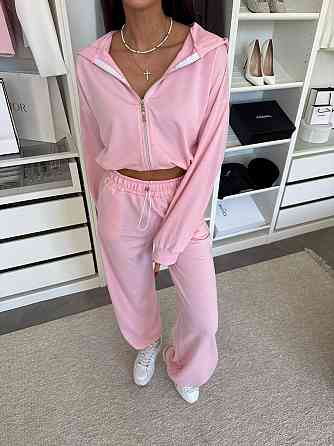 Женский прогулочный костюм двойка: зип худи и штаны двунитка Одесса