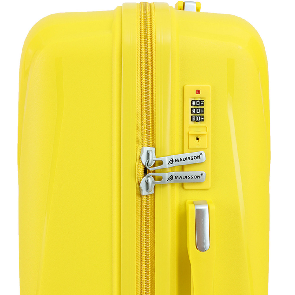 Валіза поліпропіленова MADISSON 51103 середня 67 см жовта Київ - фото 7