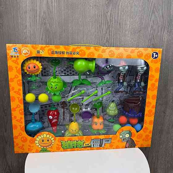 Дитячий набір фігурок Рослини проти Зомбі фігурки Plants vs Zombies у великій коробці ( 21345 ) Харьков