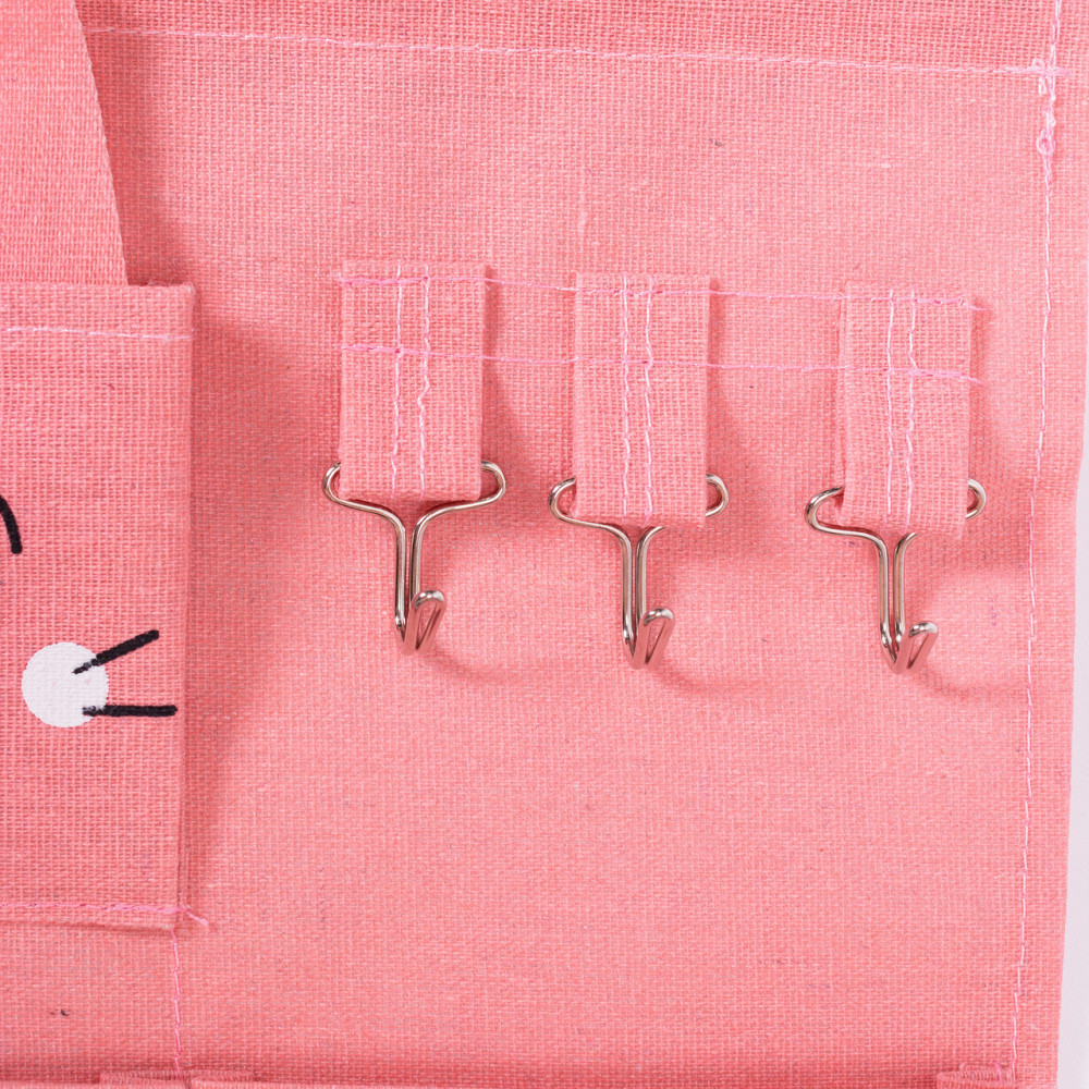 Розовый подвесной органайзер на 3 кармана Киев - изображение 2