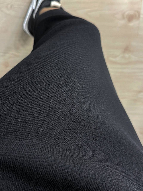 Спідниця жіноча Accorddream 8631 вʼязана міді з розрізом, чорний, one size Київ - фото 15