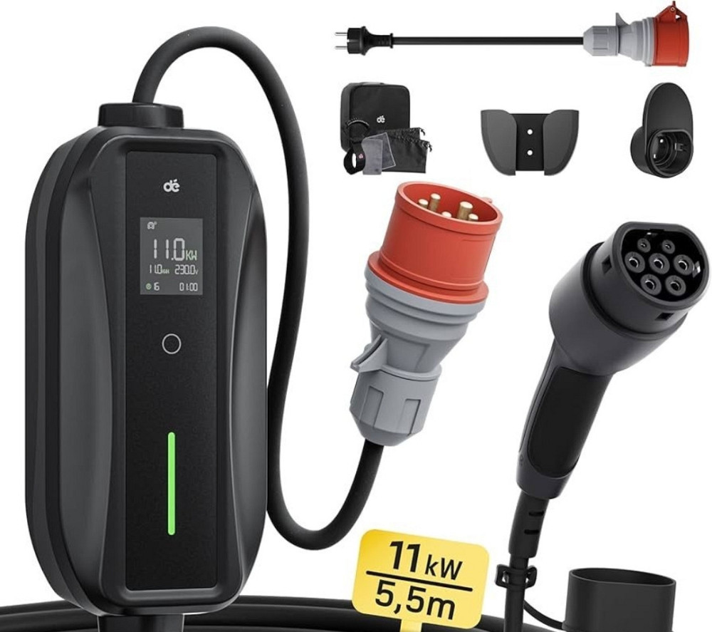 Портативний зарядний пристрій для електромобілів Dé 11kW EV. Харків - фото 7