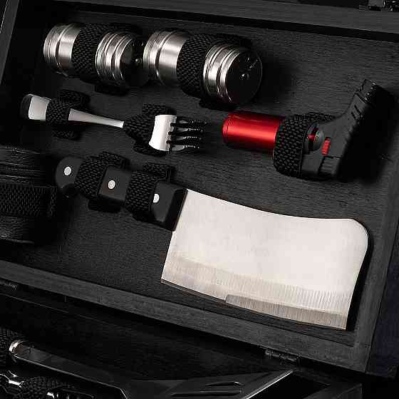 Шампури подарункові набір бокс для пікніка гриля та барбекю Оригінальні Віп подарунки на день народження татові, хлопцю, Тернопіль