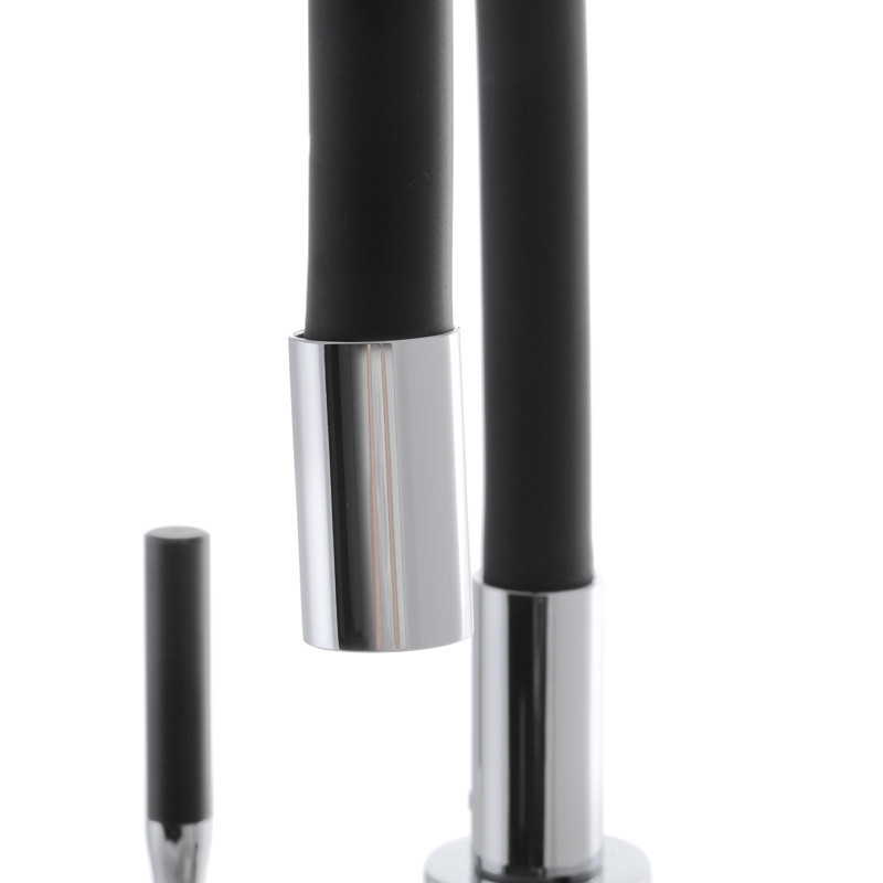 Кухонний змішувач із силіконовим виливом Mixxus Premium RIO 011 Чорний MI5815 Харків - фото 3