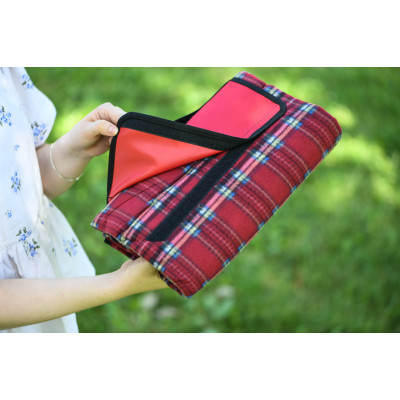 Плед Ardesto Picnic 130х170см, 100% полиэстер, клетка красная (ART0916RC) Винница - изображение 11