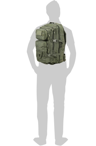 Рюкзак тактический Small Molle Assault Pack 28л (Оливковый) Винница - изображение 5