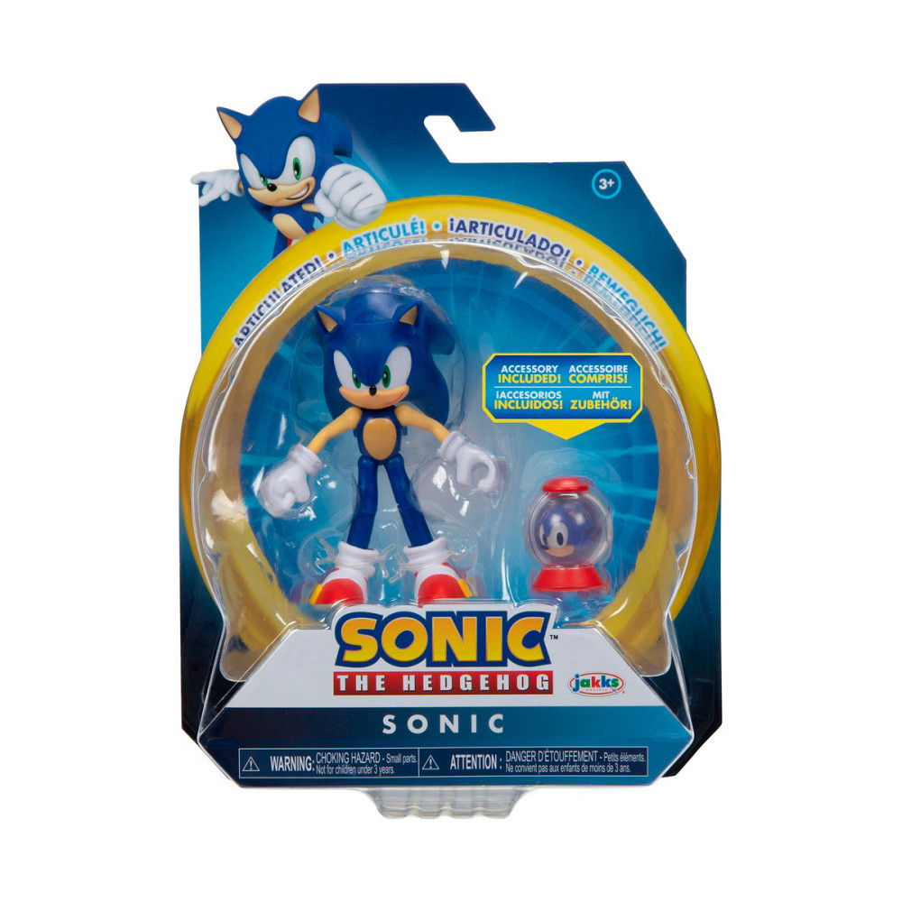Ігрова фігурка з артикуляцією SONIC THE HEDGEHOG - Модерн Сонік 10 cm Днепр - изображение 1