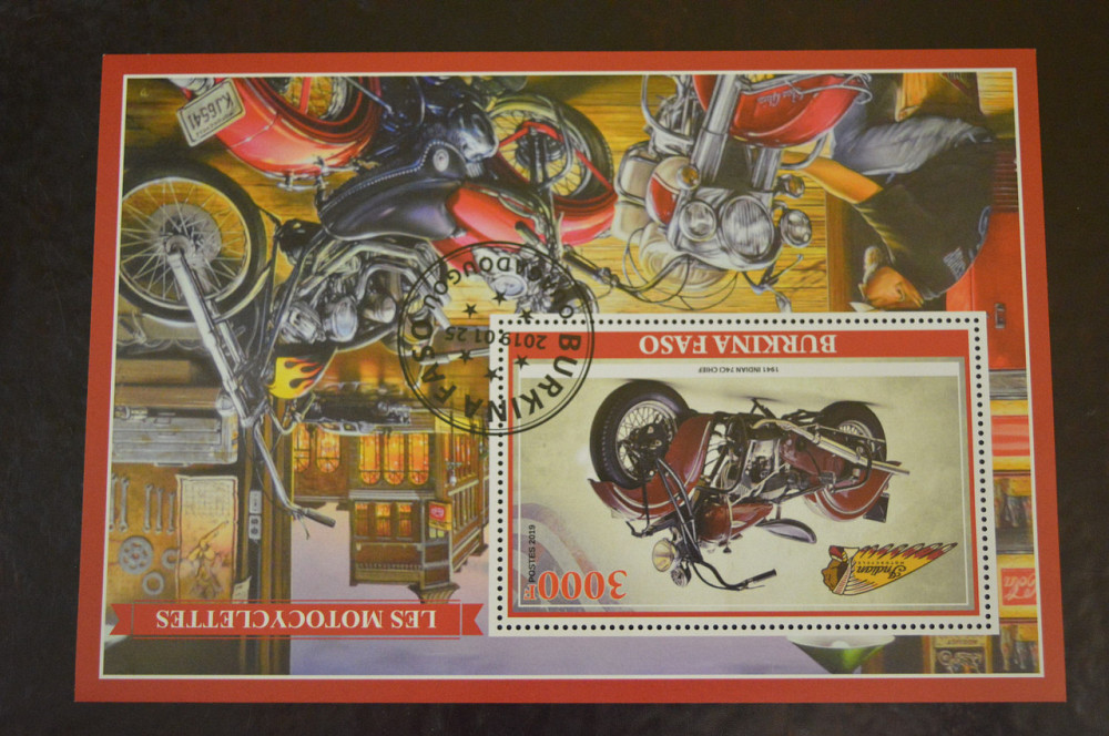 Буркіна Фасо. Марки. Особистості. Транспорт. Блок. 2019 рік (В-4) Полтава - фото 1