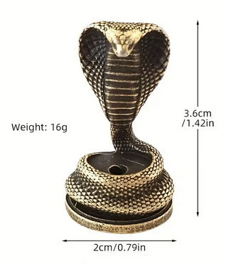 Фігурка мінібронза Кобра Київ - фото 3