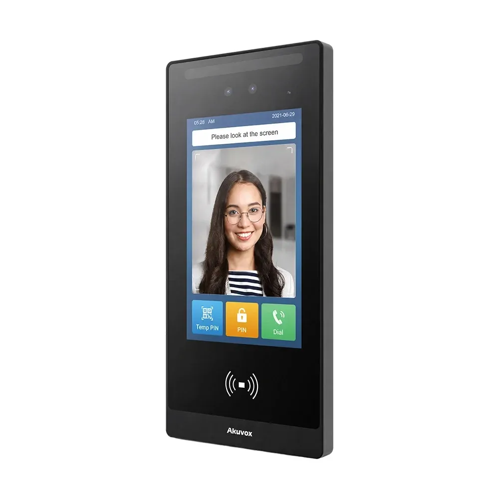 IP-відеопанель багатоабонентська 2Mp Akuvox E18C з екраном 7