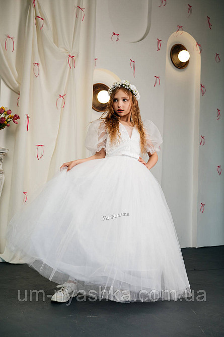 Белое нарядное платье на 10-12 лет 134-152 Кривой Рог - изображение 2