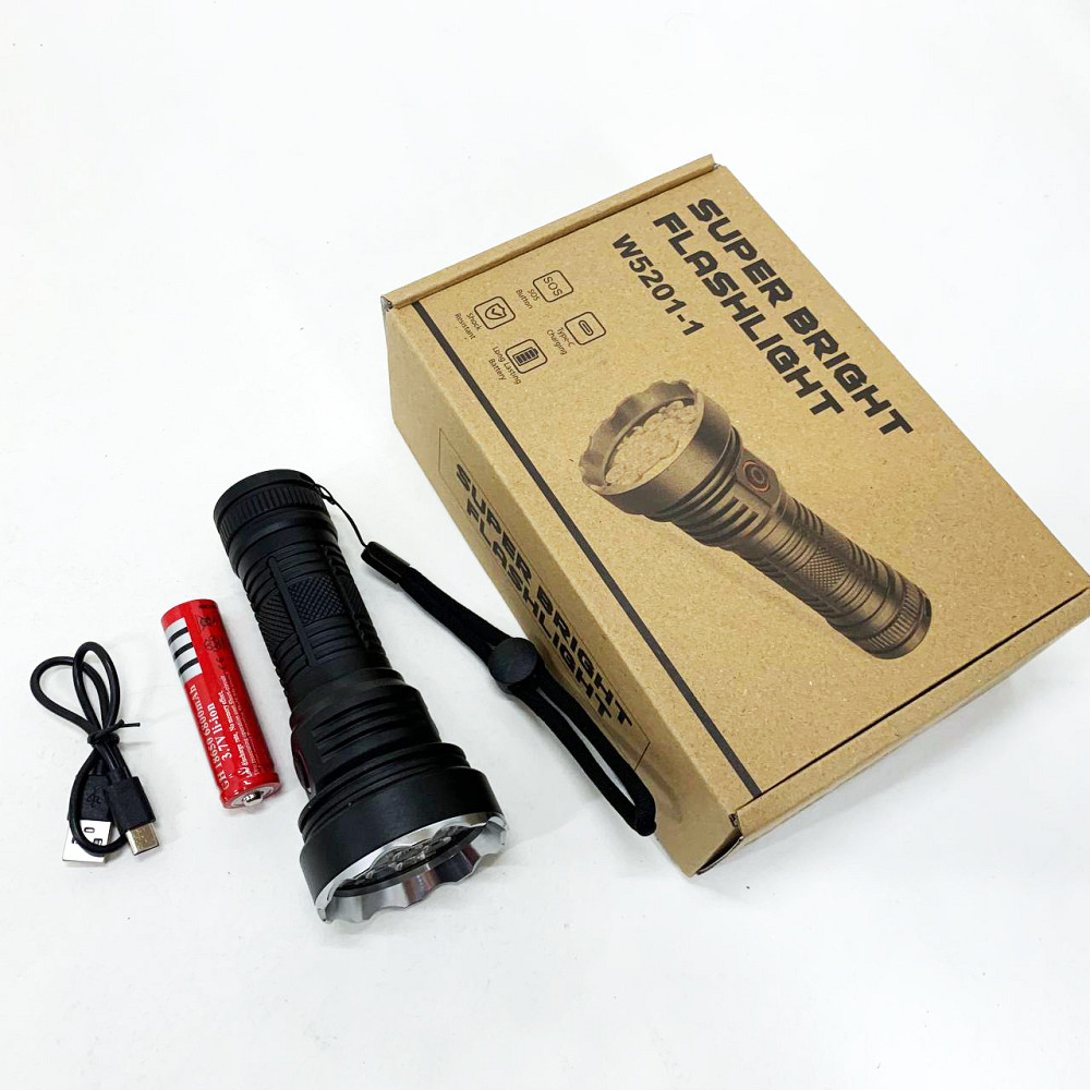 Компактний акумуляторний ліхтар, Ліхтар суперяскравий Військовий армійський нашоломний VG-99 Львів - фото 8