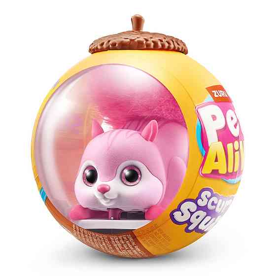 Інтерактивна іграшка Pets Alive S1 – Білочка (рожевий) Днепр