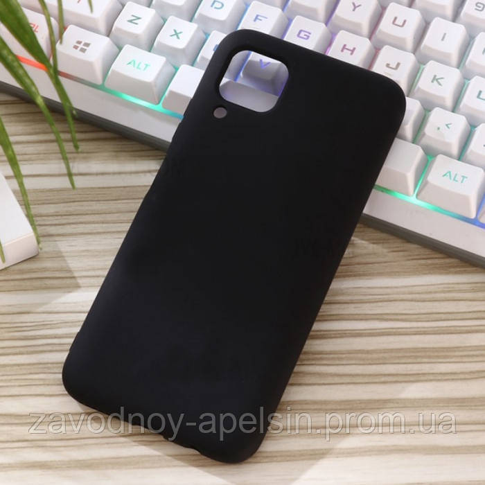 Huawei P40 lite JNY-L21A Чохол силіконовий (чорний) Одеса - фото 2