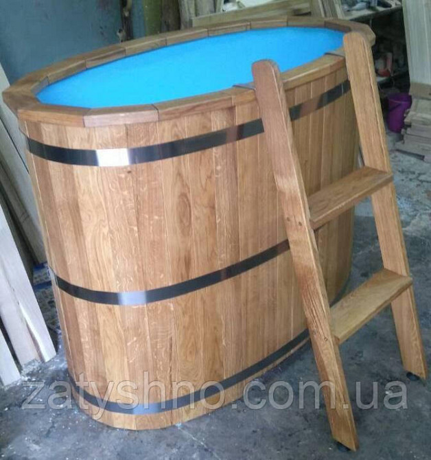 Купель дубова зі вставкою Київ - фото 7