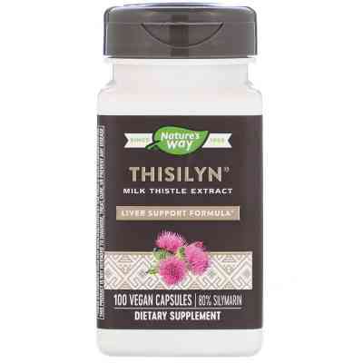 Трави Nature&apos;s Way Розторопша Екстракт, Thisilyn, Milk Thistle, Liver Support F (NWY-06958) Вінниця