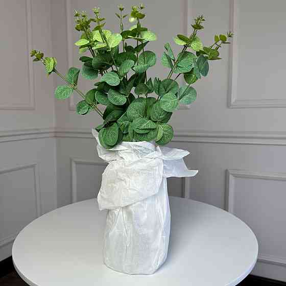 Букет евкаліпту штучний для декору 5шт/уп. зеленый QS-10 Ивано-Франковск