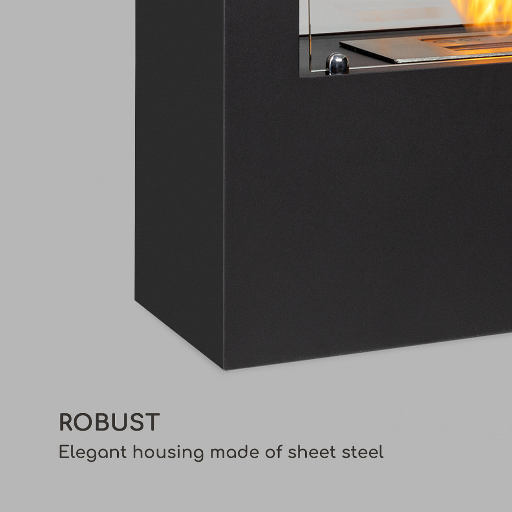 Fiamme Scopi этаноловый камин горелка из нержавеющей стали 3 литра 5-6 часов время горения черный (Германия, Ровно - изображение 6