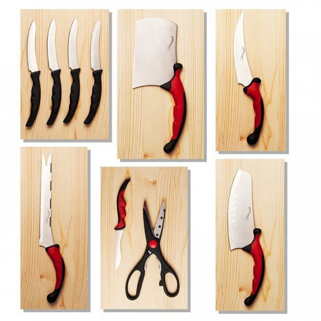 Набір ножів красивий та універсальний Contour Pro Knives 13, Ножі для кухонних потреб WR-34 Івано-Франківськ - фото 9