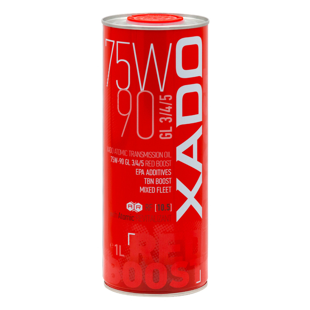 Трансмісійне масло Xado Atomic Oil Red Boost 75W-90 GL 3/4/5 1л Львів - фото 1