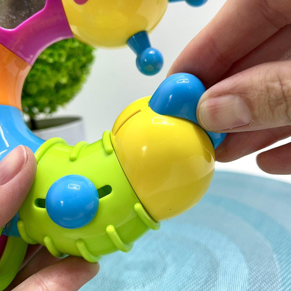 Брязкальце Гусениця-логіка з 6 секцій (9182) Чернігів - фото 4