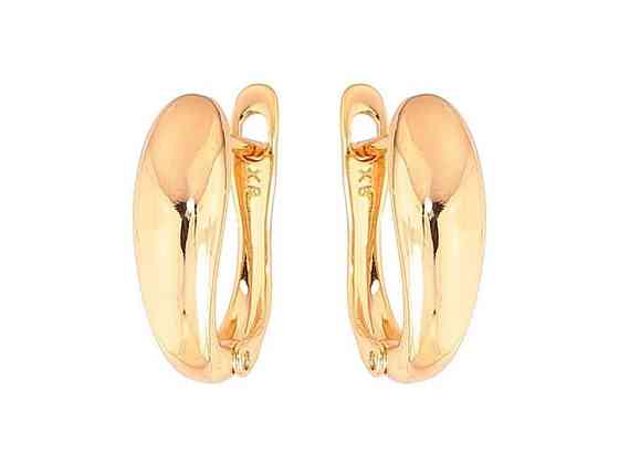 Сережки англійська застібка Позолота 18K «Декоративні» 291519 ТМ XUPING Київ
