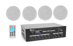 Колонка Zestaw: 4x Динамік sufitowy 6.5'' + wzmacniacz 100V Киев - изображение 1