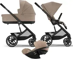 Детская коляска Cybex Balios S Lux 2.0  Zestaw 3W1 Z Fotelikiem Cloud G I-Size Tpe Almond Beige Киев - изображение 1