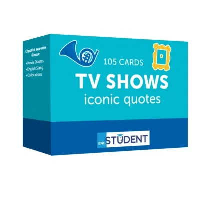 Обучающий набор English Student Карточки для изучения английского языка TV Shows. Iconic Quotes (укр.) (591226004) Винница - изображение 1