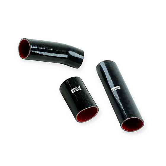 Патрубок радіатора КамАЗ (к-кт 3 шт) силікон КАМКОМ Мукачево