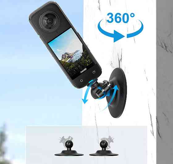 Кріплення для Insta360 на багаторазовій клейовій основі 1/4 aMagisn AM16-B Київ