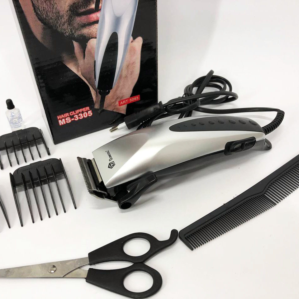 Тример для скронь DOMOTEC MS-3305, Машинка для стрижки короткої стрижки Машинка хороша XJ-20 Львів - фото 9