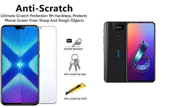 Защитное стекло NeoGlass для ASUS ZenFone 6 ZS630KL – ультрапрозрачное и устойчивое Киев