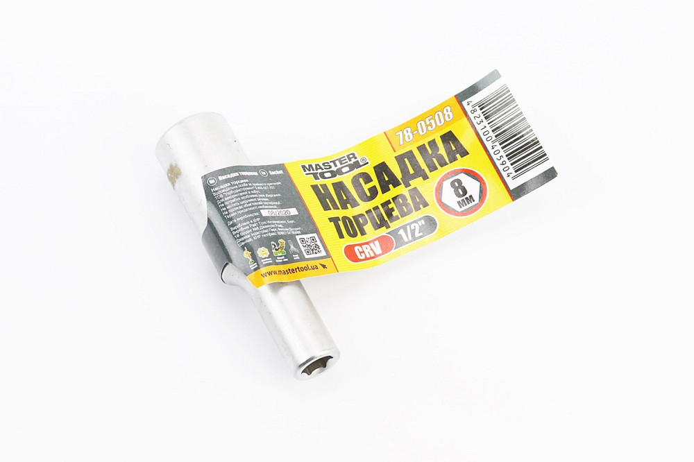 Головка торцева 6-гранна подовжена 1/2" 8x78мм CrV 78-0508 Київ - фото 2