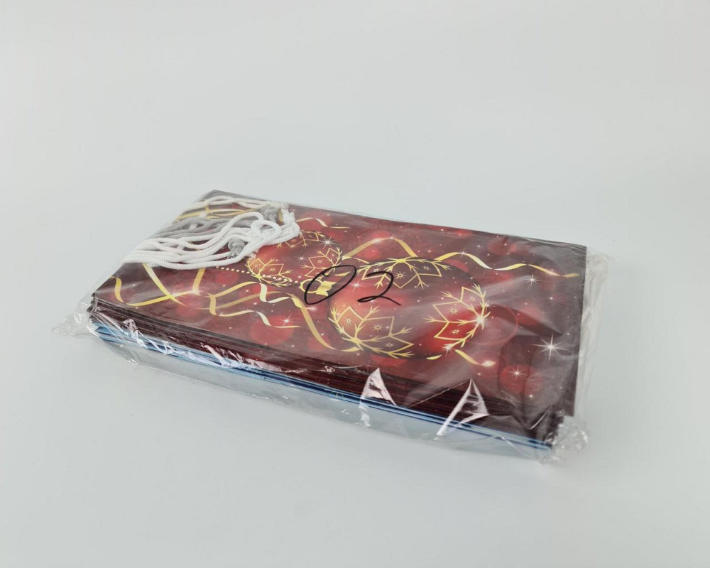 Новогодний ,картонные пакеты с ручками под Вазу 18,5*37*15  -02 (12 шт) Харьков - изображение 2