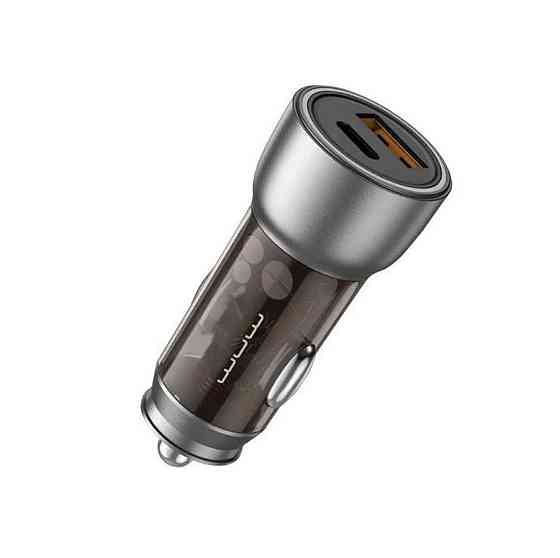 Автомобильное зарядное устройство WUW-C185 PD20W+QC3.0 black 6972573335466 Одесса