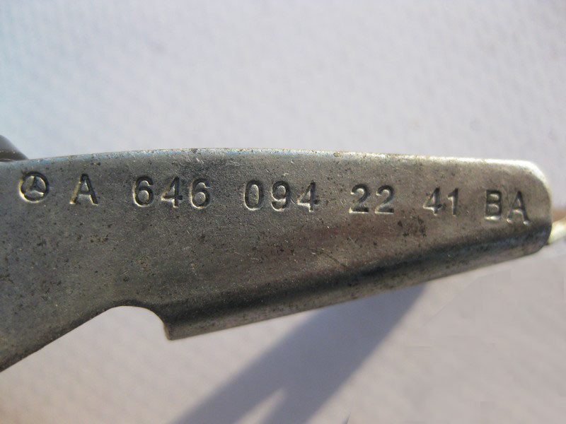 Mercedes-Benz  A6460942241 Тримач кронштейна датчика диференціального тиску для двигуна OM646 R4 2.2 cdi E-Class W211 Одесса - изображение 3