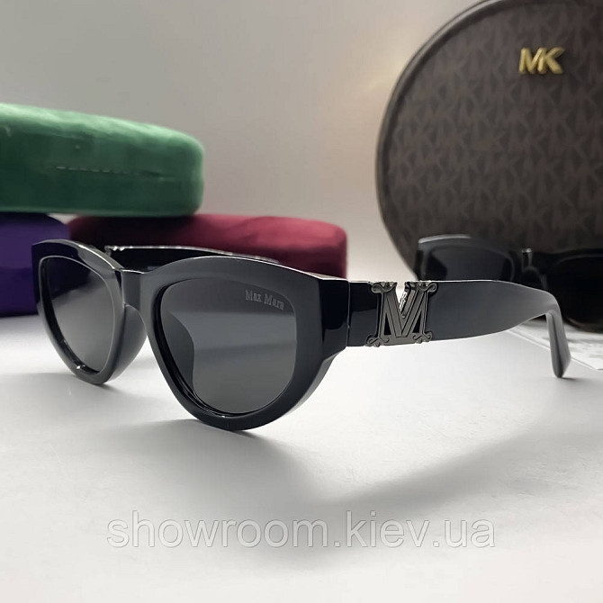 Женские солнцезащитные очки Max Mara (3610) черные Киев - изображение 1