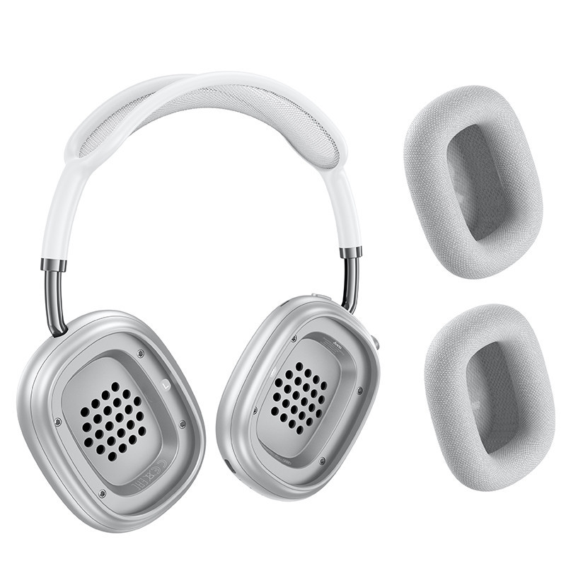 Беспроводные накладные наушники HOCO W65 Plus Happy ANC BT headphones Silver Одесса - изображение 3
