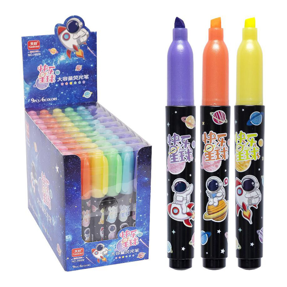 Набір фломастерів 6 кольорів "Космос" H609-6 Вінниця - фото 2