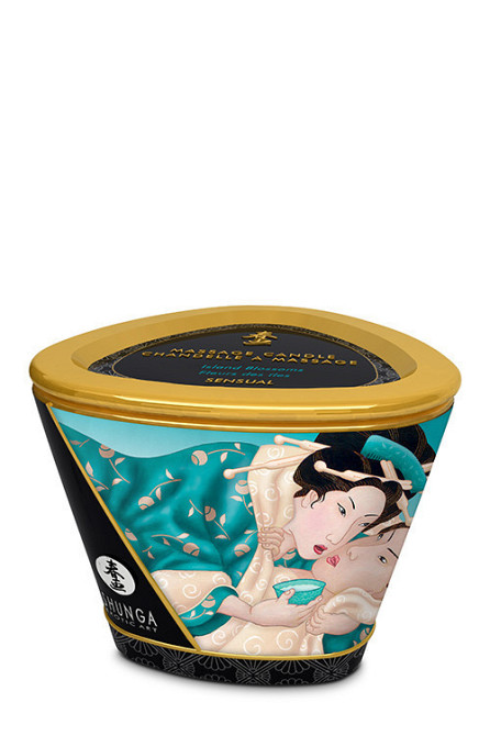 Свеча для массажа Shunga Massage Candle Island Blossoms с цветочным ароматом, 170 мл Sex Aura Киев - изображение 2