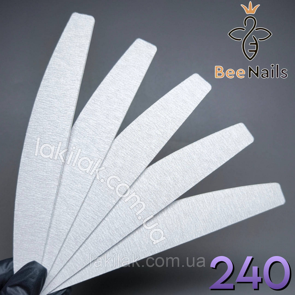 Змінні файли Bee Nails абразив 240гріт (м'яка основа) Херсон - фото 1