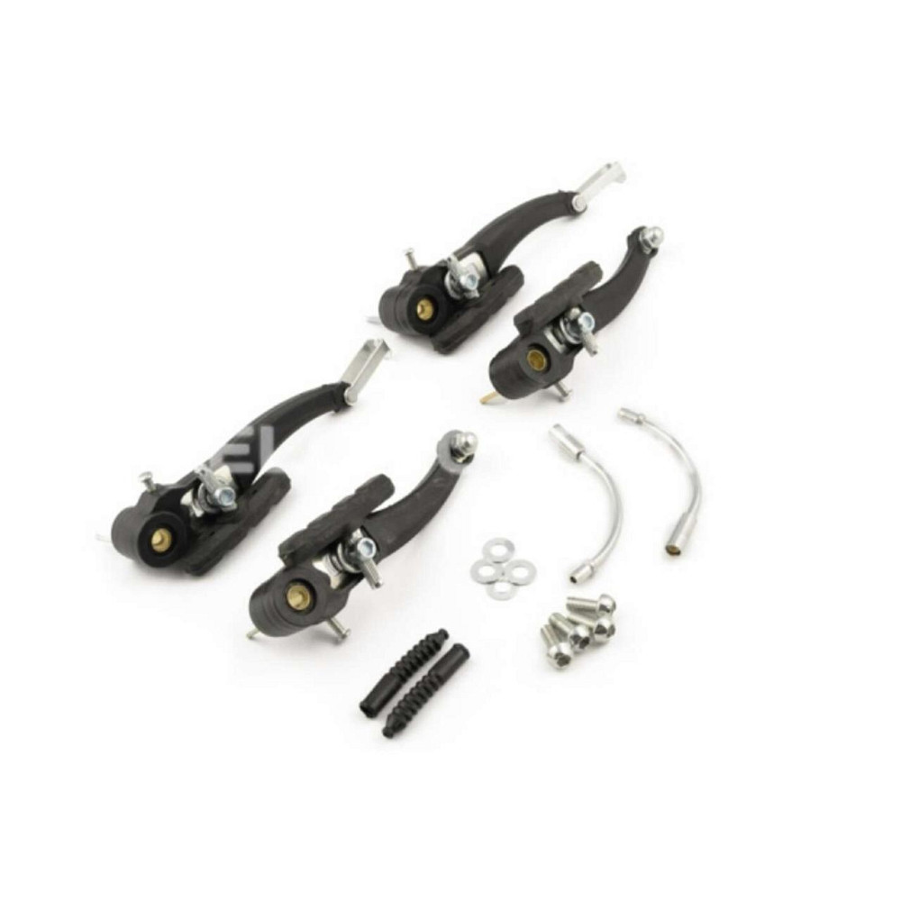 Тормоз велосипеда V-brake (черный) (комплект, перед + зад) (mod:8) Мукачево - изображение 1