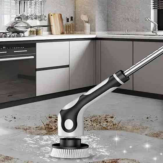 Акумуляторна щітка для збирання + 9 насадок CLEANING BRUSH SBR Київ