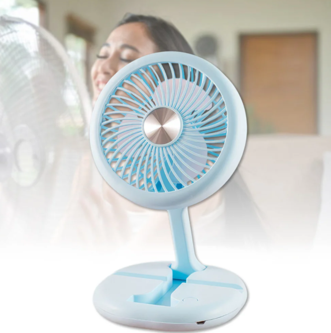 Портативний настільний вентилятор W1646 з підставкою для телефону 400 мАг, Час роботи: 1–3 години Одеса - фото 7